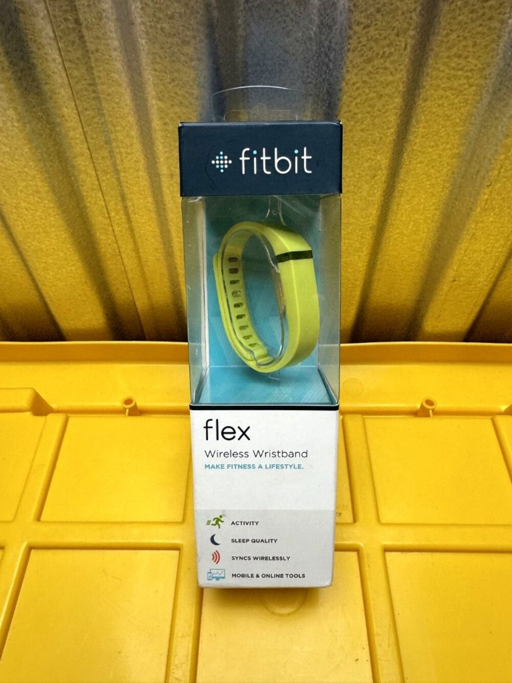 Fitbit Flex Wireless Activity Tracker Lime Green Sleep Step Counter New in Box